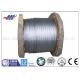 Hot Dipped Galvanized Steel Strand For Guy / Ground Wires , Stranded Steel Cable