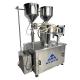 Two-color screw hand care cream heating filling machine
