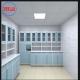 Hospital Clinic Full Steel Operation Room Disposal Cabinet Adjustable Shelves Three Section Slider