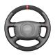 Comfortable PU Leather Steering Wheel Cover for Audi A4 A6 A8 L Allroad 1998-2005