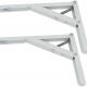 12 Spring Loaded Folding Shelf Bracket for Wall Mounting in Industry 1.5-2.0mm Thick