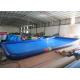 Rectangle  Blue Giant Pool Inflatables Strong PVC , Huge Inflatable Pool 10 X 5 X 0.3m