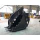 PC250 25Ton Customzied Large Capacity Excavator Hydraulic / Manual Thumb Bucket Grapple Attachment with High Standard QC Test