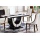 home dining room 6 persons rectangle marble table furniture