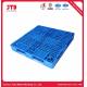 Heavy Duty HDPE Plastic Pallet Blue Color Warehouse Racking Use