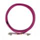 Multimode Duplex LC UPC To LC UPC OM4 Optic Fiber Patch Cord 3.0mm