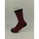 Black Knitted Children'S Cotton Socks , Breathable Anti Slip 100 White Cotton Socks