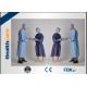 Single Use SBPP SMS Disposable Isolation Gowns With Long Sleeves