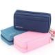 Canvas Multi - compartments Storage Stationery Student Pencil Pouches