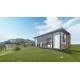 Luxury Moonbox Modern Prefab Houses Site Installation With Aluminum Frame Structure