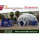 Luxury Wedding Geodesic Dome Tent UV Resistant Outside With Clear Roof