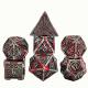 Sword Metal RPG Dice Hand Polished Cruzu Dungeon And Long DND#