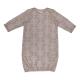 Knitted Fabric Half Sleeve Baby Girls Dress Cute Toddle Girls Clothes for Summer Wear
