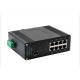 Industrial Ethernet Switch with 8×10/100Base-TX +1×100BASE-FX Ports