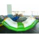 White And Green Totter Board Inflatable Water Sports For Lake , Big Pool