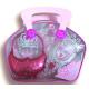 Kids favourite plastic toys beauty set with handbag,necklace ,earring.