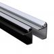 Drywall Corner LED Profile , 45 Degree LED Strip Channel Black Silver Color