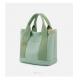 Reusable Cotton Lining Shopping Tote Bag with Interior Pockets for Women Girls