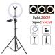 12W 55cm 18 Inch Ring Light With Stand And Phone Holder