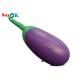 Purple Inflatable Eggplant Model Logo Printing For Advertising Promotion