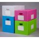 Polypropylene pp Corrugated Plastic Foldable Moving Box Plastic handle corrugated paper packing box