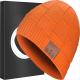 Orange Bluetooth Beanie Hat Wireless Headset Listening Music Handsfree Calls