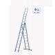 Domestic  Aluminum Extension Ladder 3x10 Easy To Carry And Store