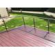 Customized 316 Stainless Steel Glass Railing Strong Rust Resistance For Pool Fence