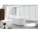 Sanitary Acrylic Free Standing Bathtub SP1870 Stand Alone Fade Resistant