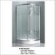 Curved Glass Bathroom Shower Enclosures , Quadrant Shower Units for Apartment