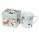 custom rigid lid and base cup box luxury mug packging gift box  coffee cup paper box