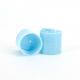 28/410 28mm Plastic Light Blue Disc Top Cap For Lotion Toner Serum Liquid Soap