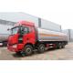 FAW 29CBM Fuel Delivery Truck , Semi Water Tanker With 1 Year Warranty