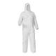 White Disposable Protective Coveralls Dust Proof High Breathability