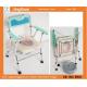 RE258L-4 Aluminum folding Commode chair, Shower chair, Raised toilet seat