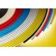 Multi Color Flexible Reinforced PVC Tubing Flame Retardant For Wire Jacket