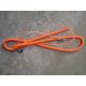 Best metal clips on two ends long orange color long steel spring coil tool lanyard cords
