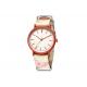3ATM Waterproof Nylon Band Watches Candy Color Print For Girl And Lady