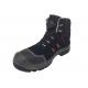 Synthetic Leather Work Boots / Mens Black Work Boots Insole Removable EVA Midsole