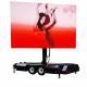 Solar Full Color LED Screen Display Remote Control Trailer For Large Scale Event