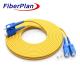 2.0mm 3.0mm Single Mode Patch Cord Multimode Fiber Patch Cable LC/UPC-LC/UPC Duplex Cable