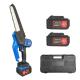 Cordless CE Handheld Mini Chainsaw 4000mah Battery Powered 8 Inch For Tree Cutting