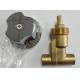 Weldable Wall Mount Rough In Brass Stop Valve Set With Zinc Handle And Cover
