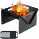 18 inch Portable Firepit with High-Temperature Resistant Coating