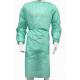 Green Surgical Gown Non Woven , Disposable Gown For Hospital OEM