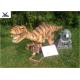 Decorative Life Size Dinosaur Models For Lawn Viewing Turn Neck Left And Right