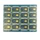 White Silkscreen Color Customized PCB With Half Hole And Minimum Hole Spacing Of 0.2mm