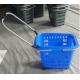 Aluminum Alloy Pull Rod Folding Movable Shopping Basket Plastic Baskets With Handles