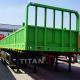 TITAN side wall semi trailer 3 axle cargo trailers 40ft container side loader for sale