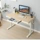 Adjustable Height Recording Studio Table for Girls White Wooden Computer Coffee Table